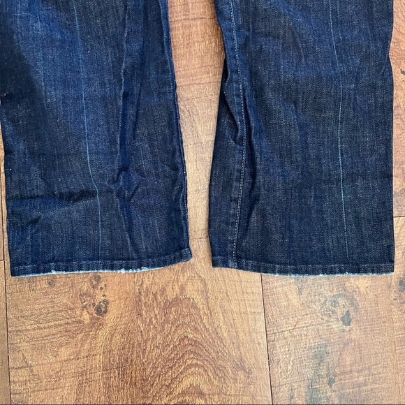 7 for all mankind austyn blue jeans Sz 38 waist button zip waist - Picture 7 of 7
